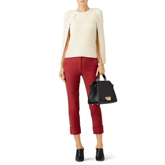 Dreyden New York Ivory Rye Pullover Cape Sweater Women's Size Large - Picture 10 of 13